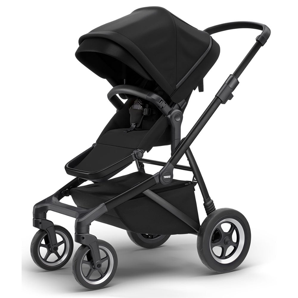 Thule Sleek lastenrattaat Midnight Black/Musta