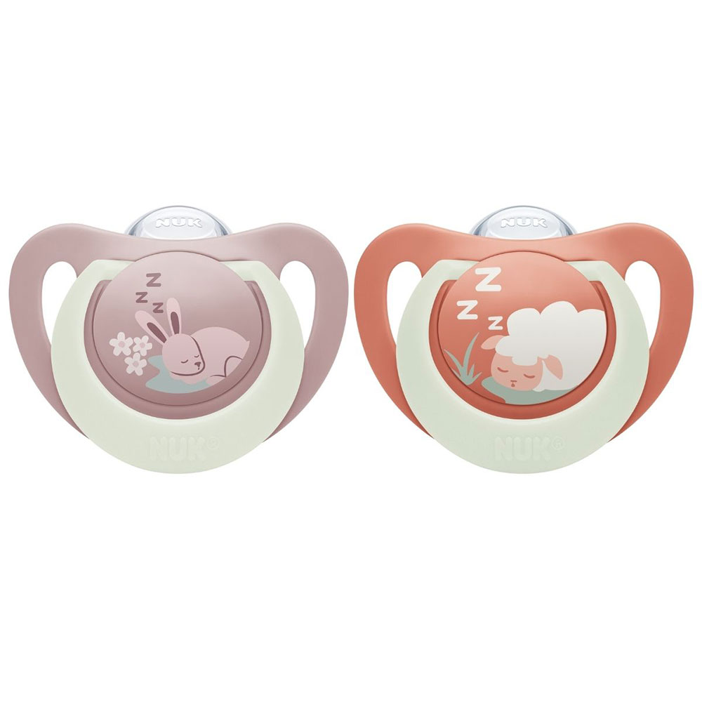 NUK First Choice Night Tutti Bunny/Sheep 18 kk+