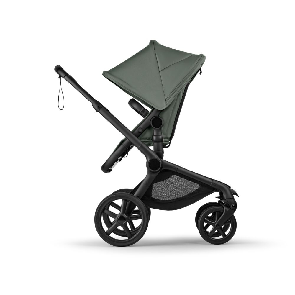 Bugaboo Fox 5 Renew -rattaat, musta/metsänvihreä