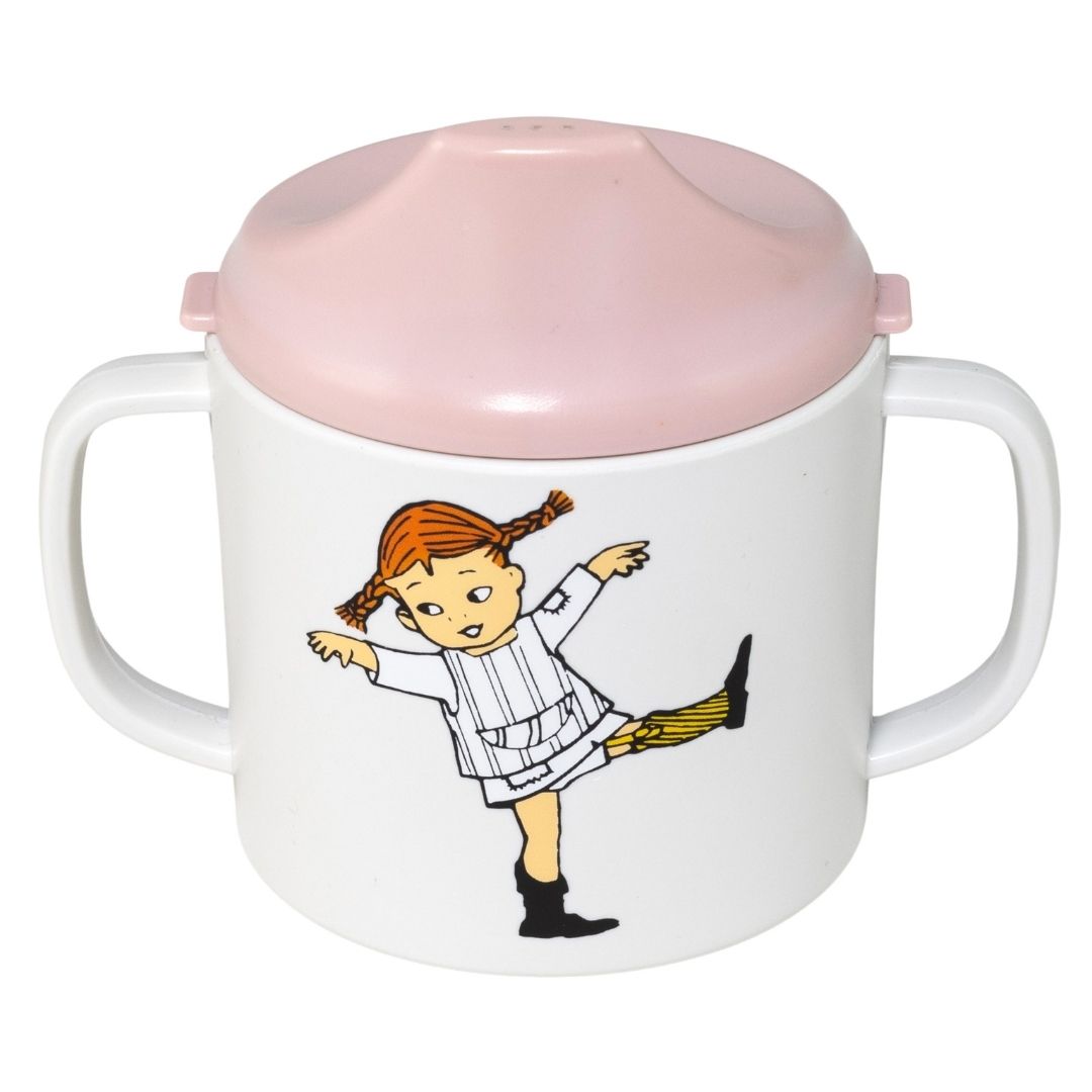 Rätt Start Pippi Cirkus juomakuppi vaaleanpunainen