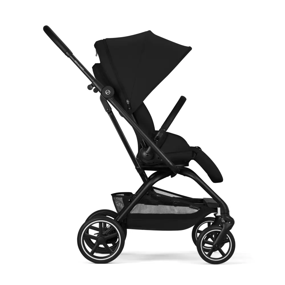 Cybex EEZY S TWIST -rattaat+ 2 mustaa, Magic Black