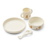 Liewood Vivi silikoninen ruokailusetti Elephant / Creme de la creme