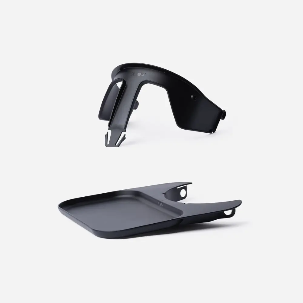 Kaos Klapp babyset Safety Rail & Tray Black