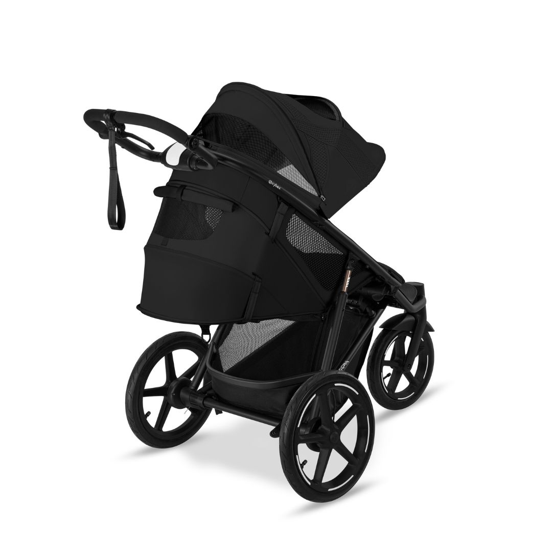 Cybex AVI SPIN lenkkikärry Moon Musta