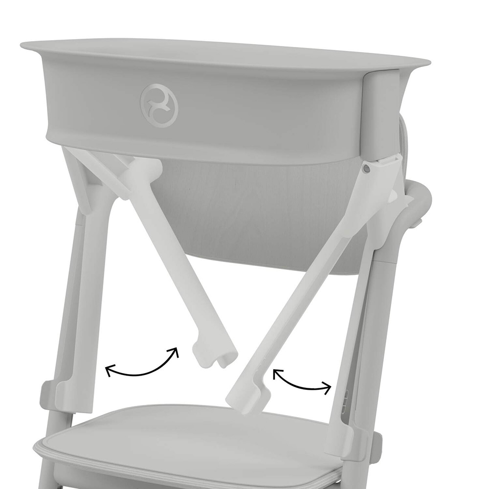 Cybex LEMO Learning Tower Suede Grey keskiharmaa keskiharmaa