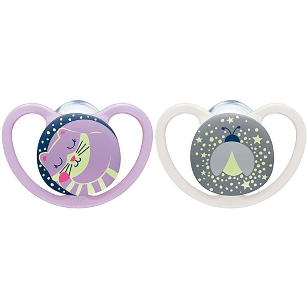NUK tutti 0-6m Space Night & Day Cat/Firefly 0-6m Space Night & Day Cat/Firefly