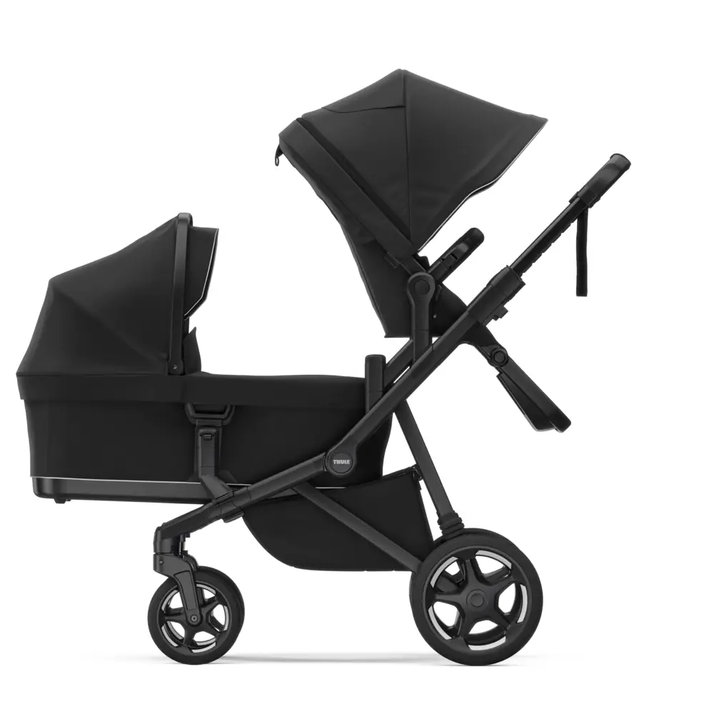 Thule Sleek 2 kaksoistuolin lastenrattaat