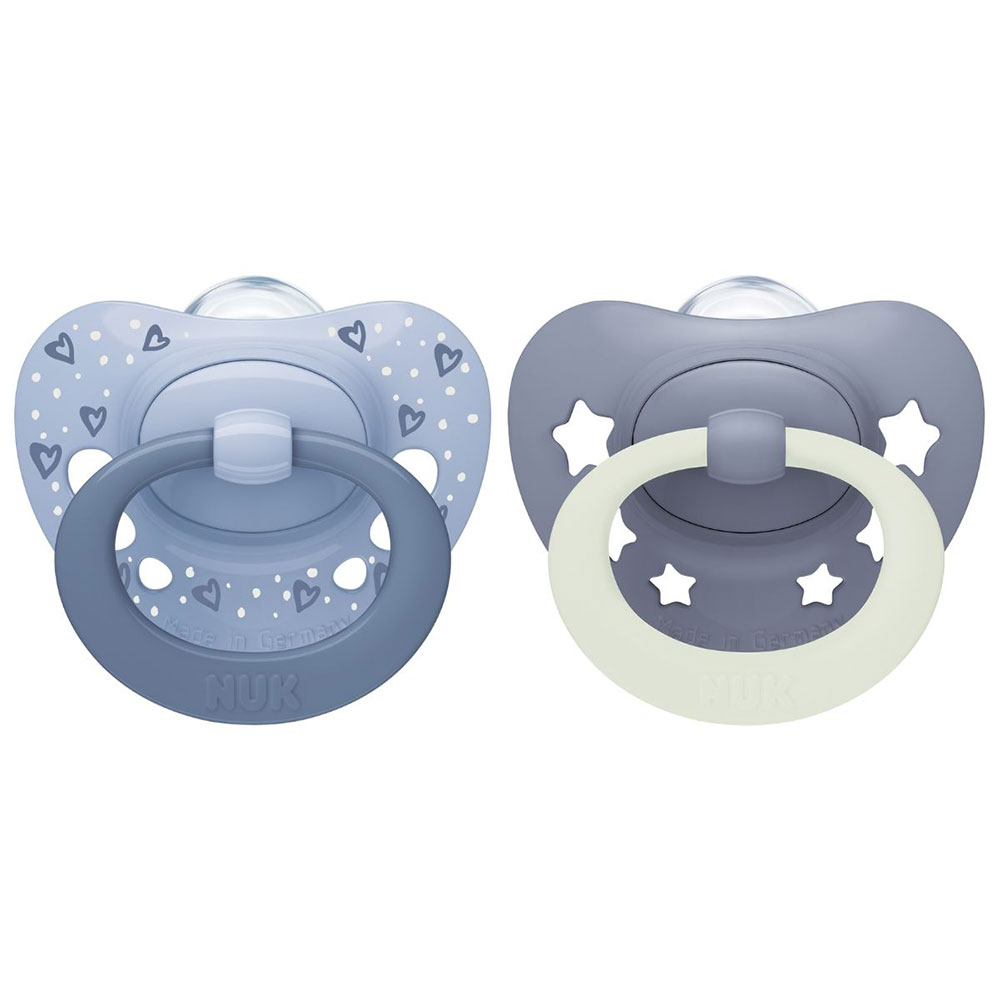 NUK First Choice Classic Day & Night Tutti Blue 6-18 kk