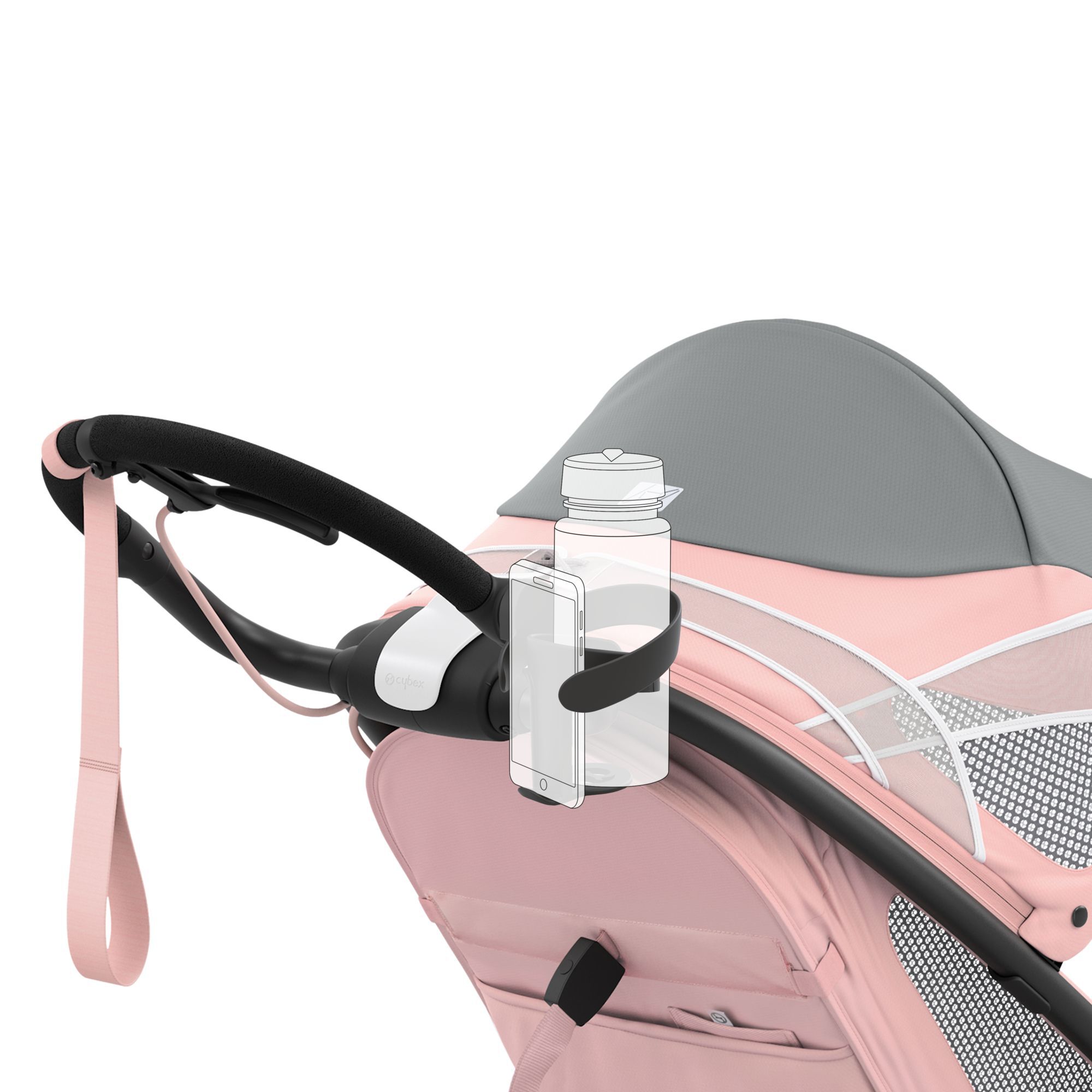 Cybex 2in1 kuppiteline musta