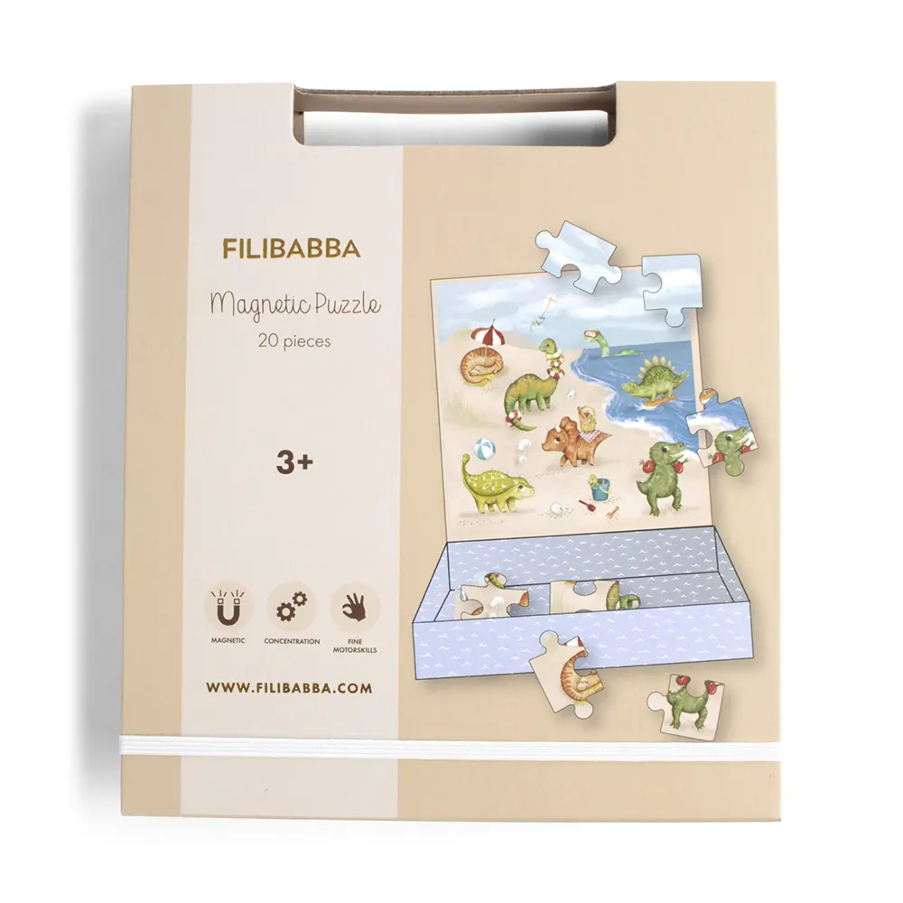 Filibabba Magneettipelit - Dino Beach palapeli