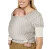 Ergobaby Aura Wrap vauvan kääre harmaat raidat