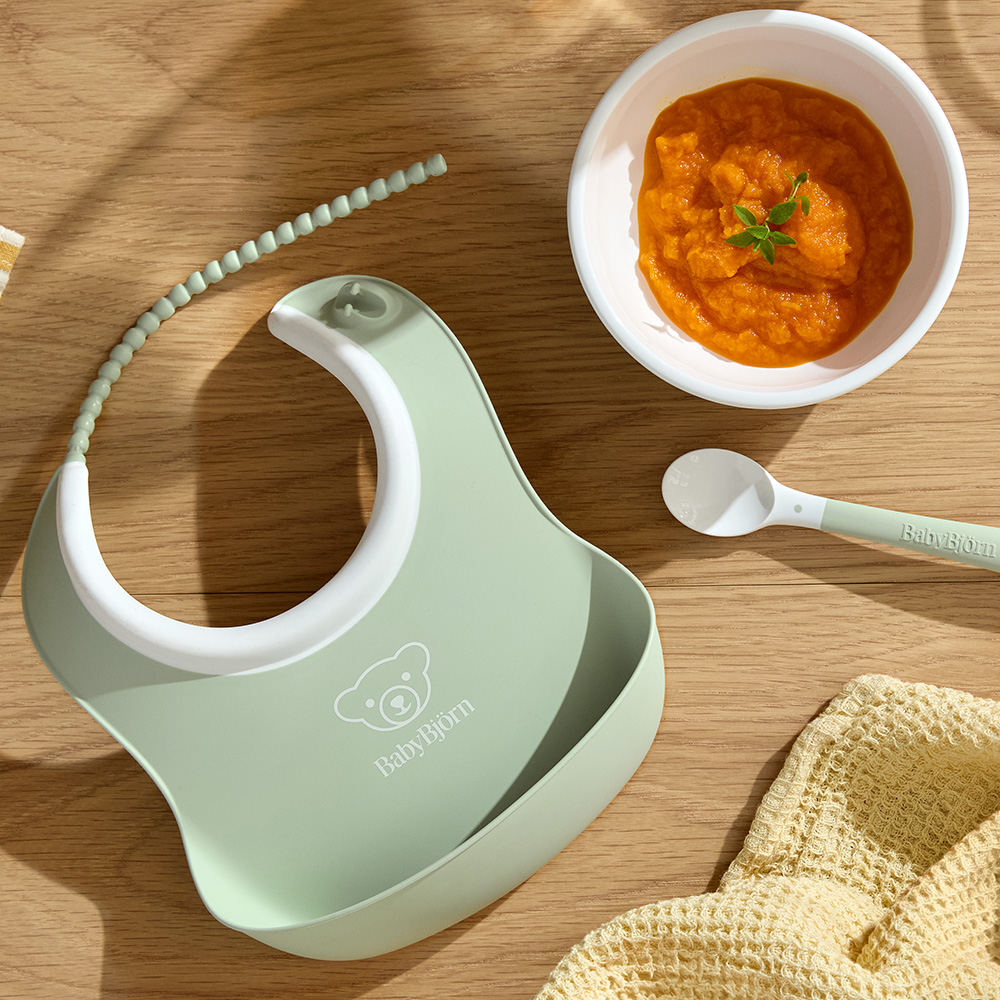 Babybjörn lasten illallissarja 3 kpl Powder Green