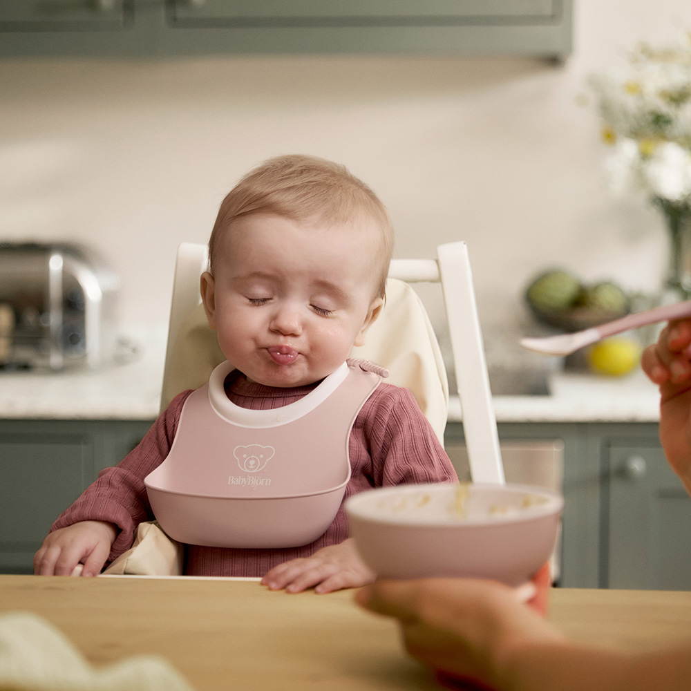 BabyBjörn lasten illallissarja 3 kpl Powder Pink