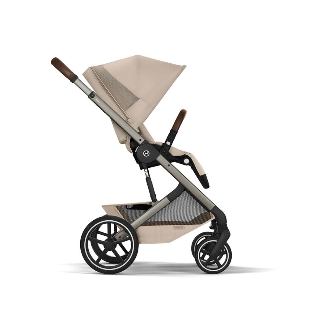 Cybex Balios S Lux TPE, sis. kokoontaitettavan vaunukopan (Almond Beige)