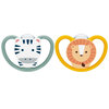 NUK Perfect Match Air Tutti Zebra/Lion 6-18 kk