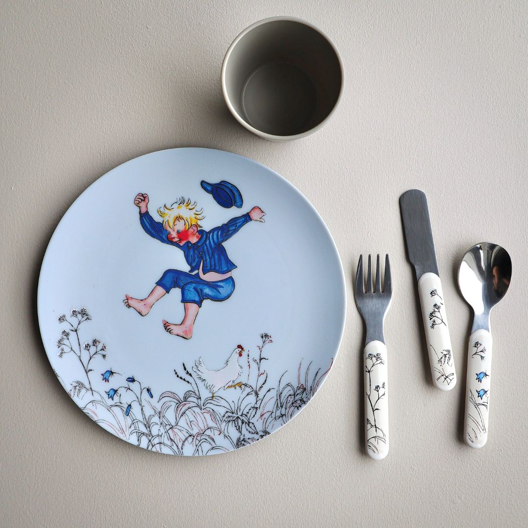 Rätt Start Emil in Lönneberga Tasainen lautanen vaaleansininen