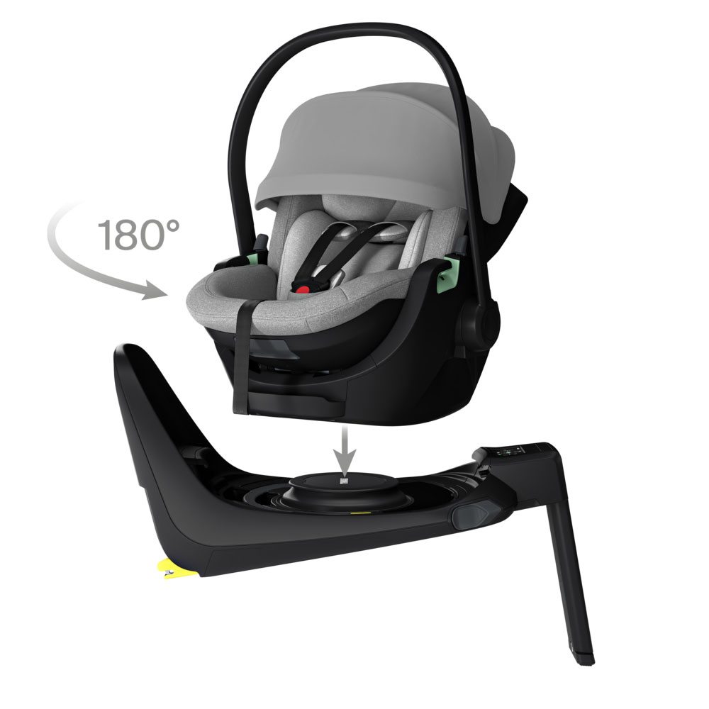 Thule Maple baby cover vaaleanharmaa