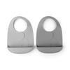 Done by Deer Peekaboo ruokalappu 2 kpl Elphee Grey