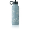 Liewood Falk -vesipullo 350 ml (Race Cars / Beach Blue)