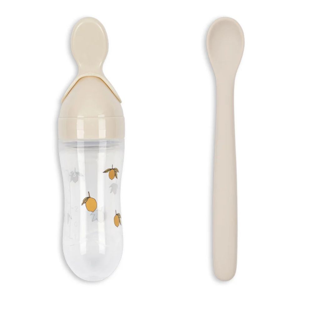 Konges Sløjd Food Feeding Set Lemon-One Size