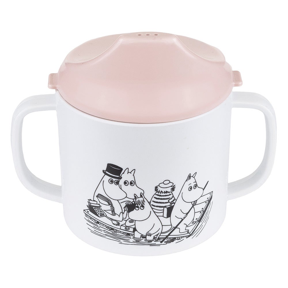 Rätt Start Muumi Vesi & Kylpy, Piping muki, pinkki