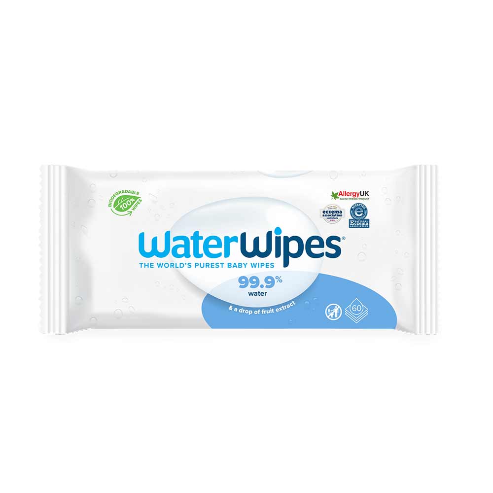 WaterWipes 60 kpl muovittomia pyyhkeitä