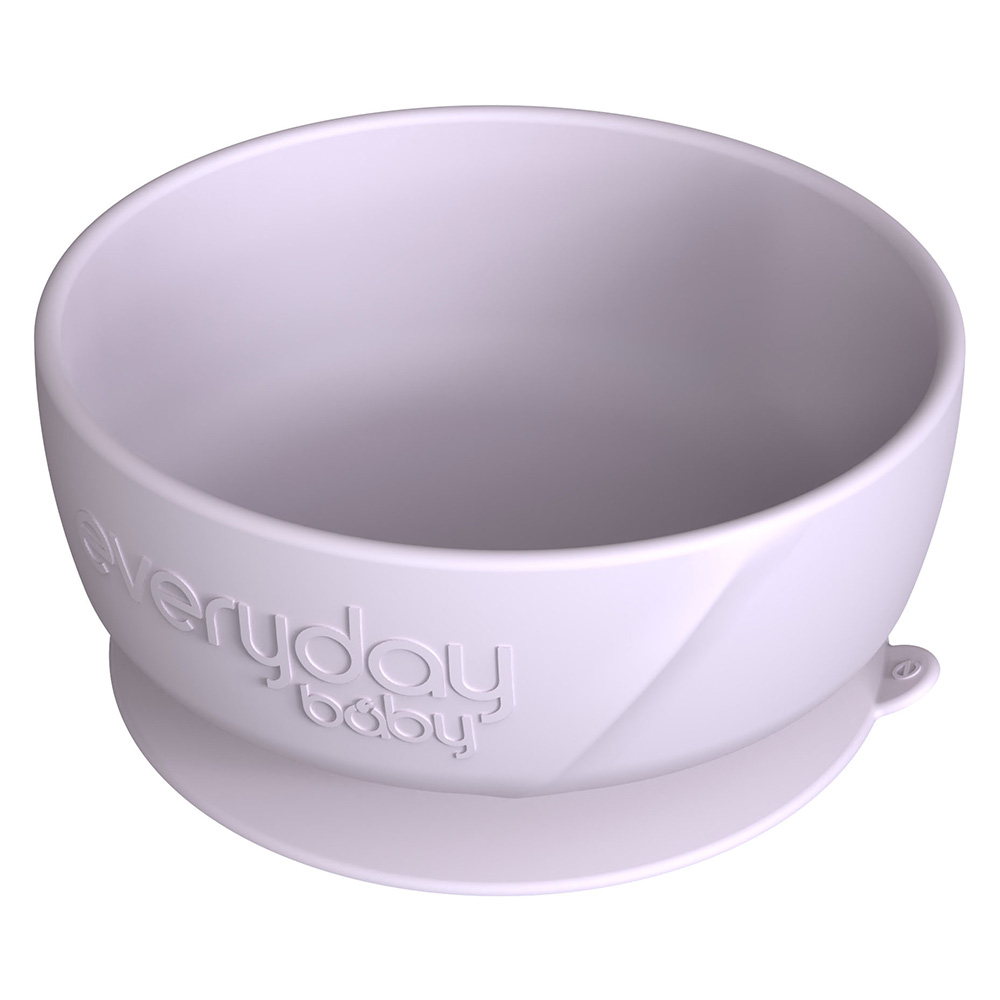 Everyday Baby silikonikulho imukupilla Light Lavender
