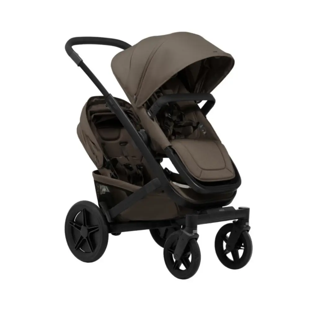Joolz Geo5 Twin Stroller Pähkinänruskea