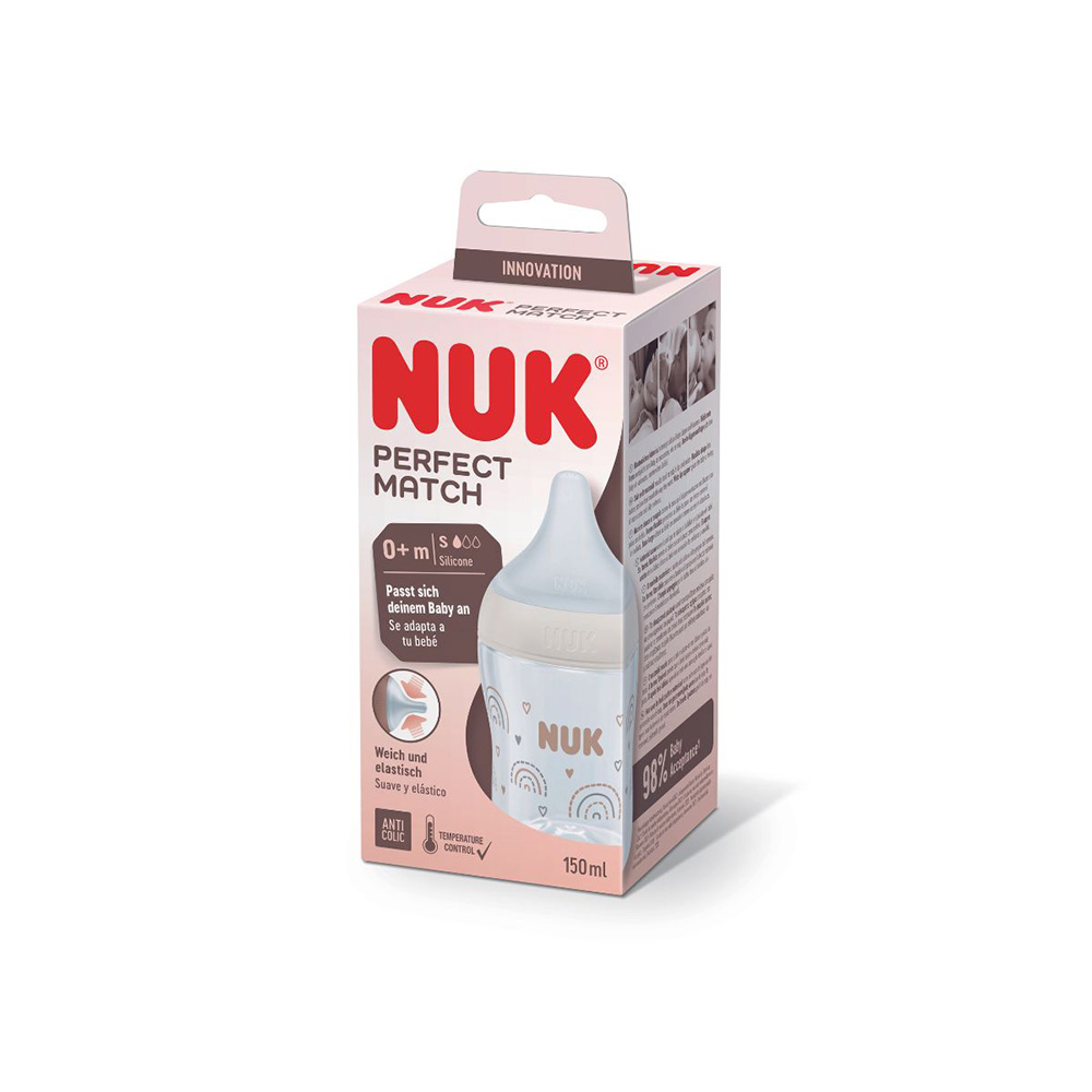  NUK Perfect Match tuttipullo 150 ml - Rainbow