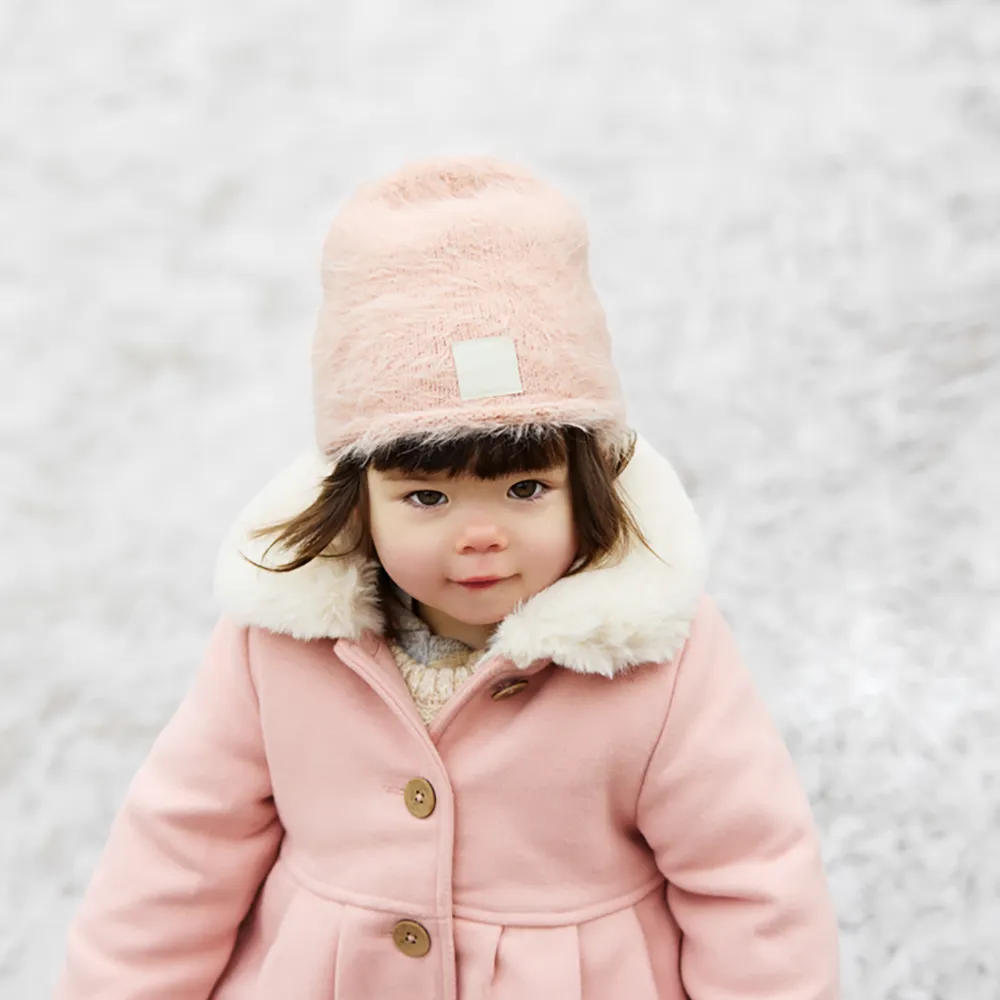 Elodie Details Furry Knit Pipo Powder Pink 2–3 vuotta