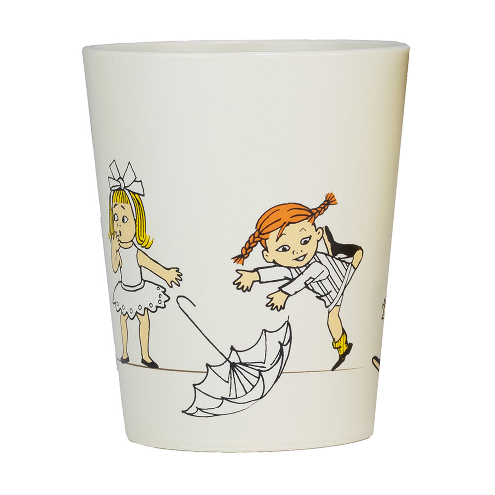 Rätt Start Pippi Cirkus Tumbler muki beige