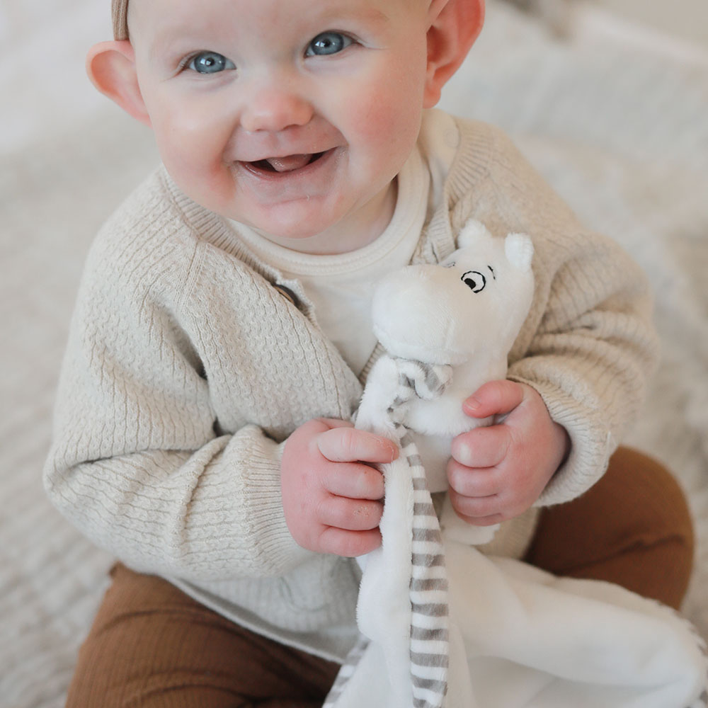 Rätt Start Muumipeikko Snuggle Blanket Buddy harmaa