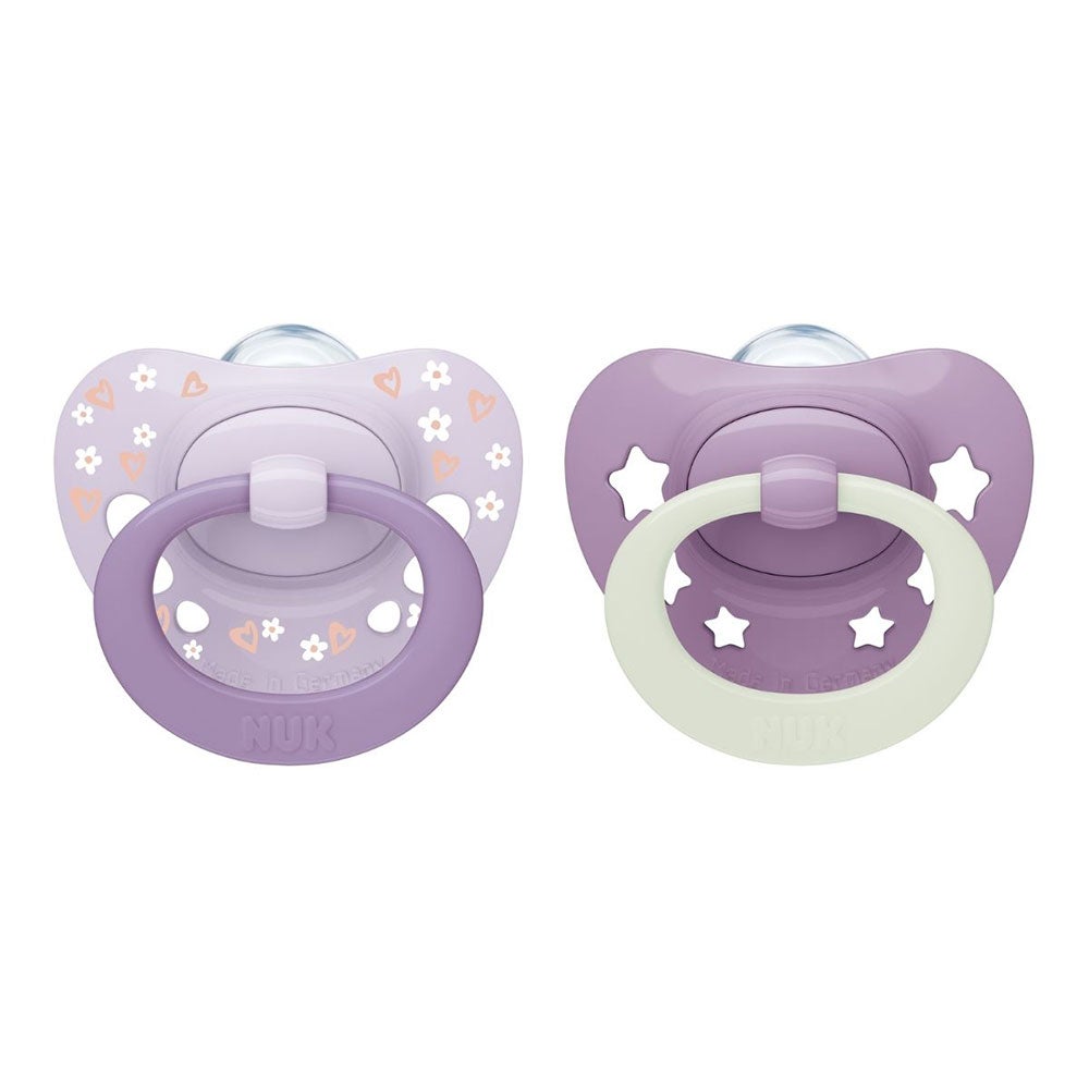 NUK First Choice Classic Day & Night Tutti Purple 6-18 kk