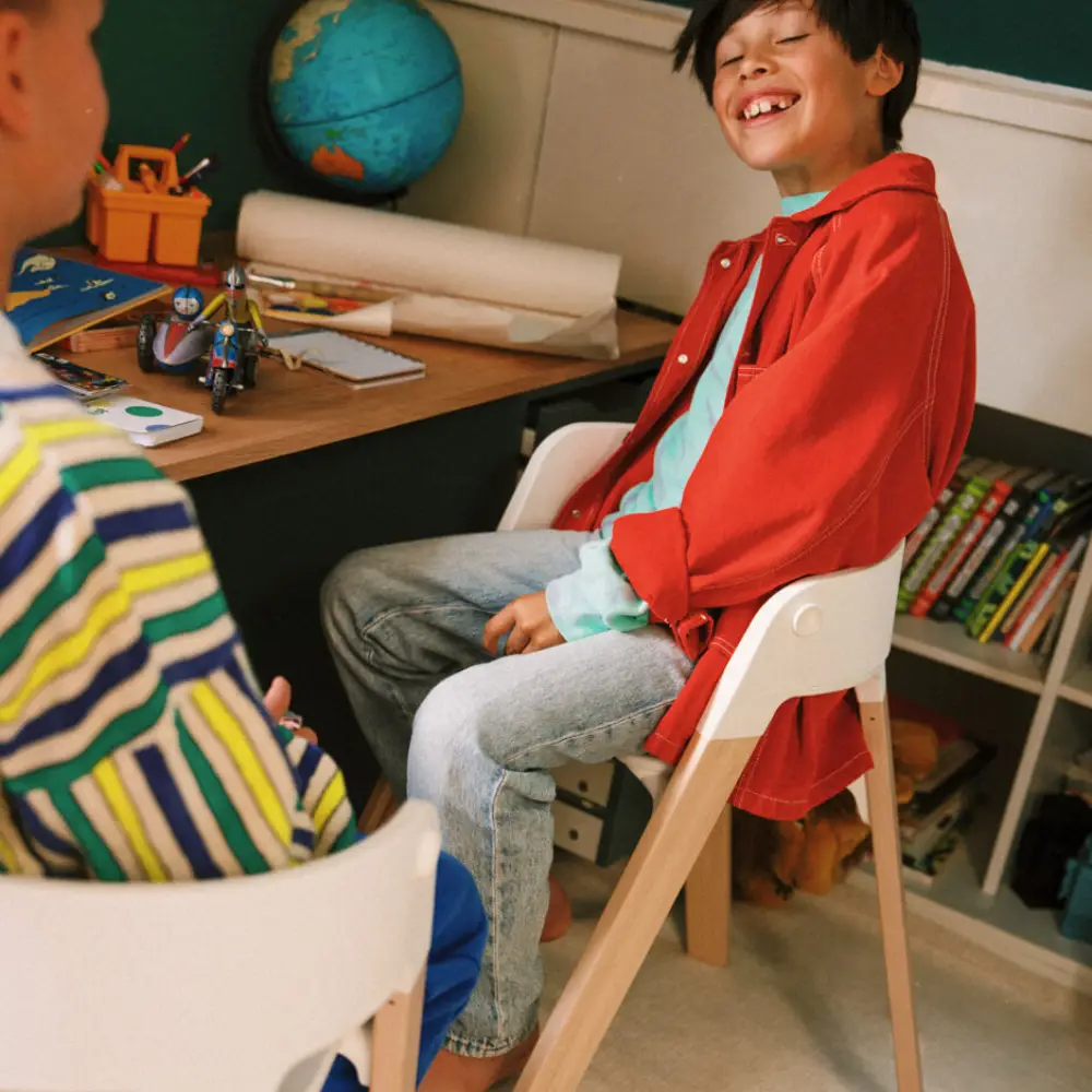 Stokke Steps 3in1 -syöttötuoli, valkoinen/luonnonvärinen