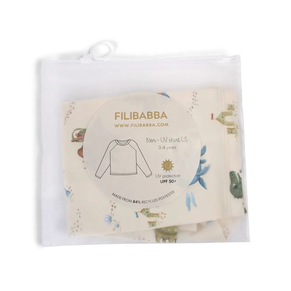 Filibabba Nor UV-paita LS 3-4 vuotta - Dino Beach