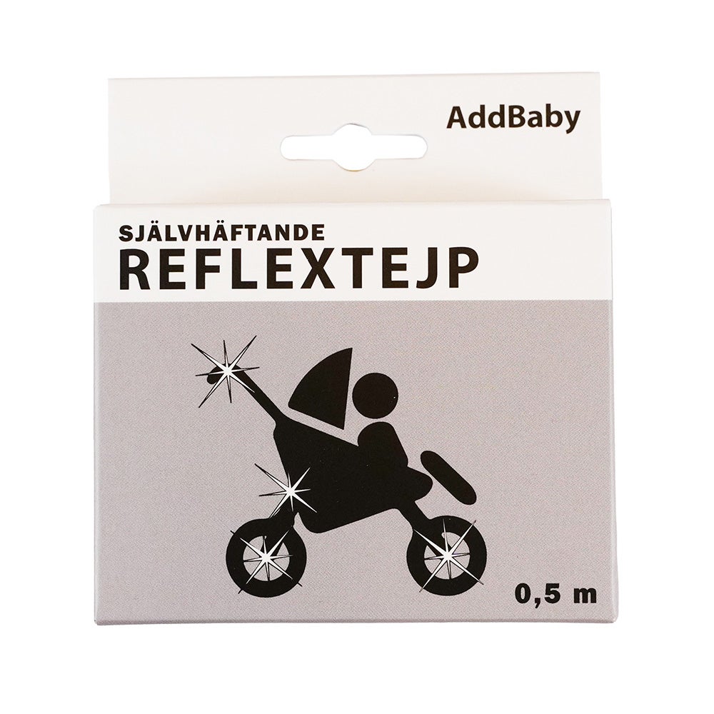  Addbaby Heijastinnauha 0,5 m Grey