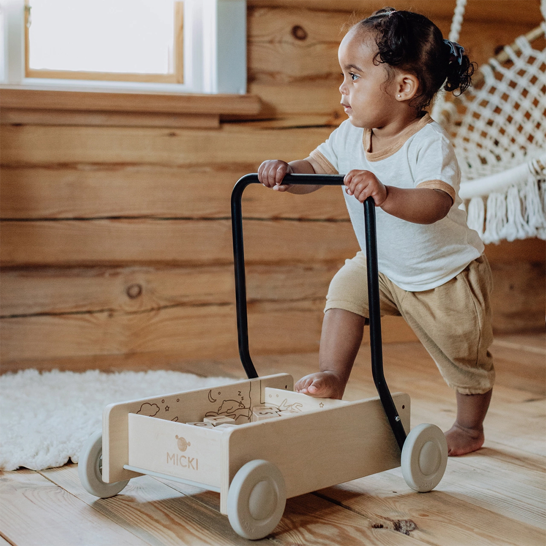 Micki Learning to walk -lastenrattaat Premium Wood