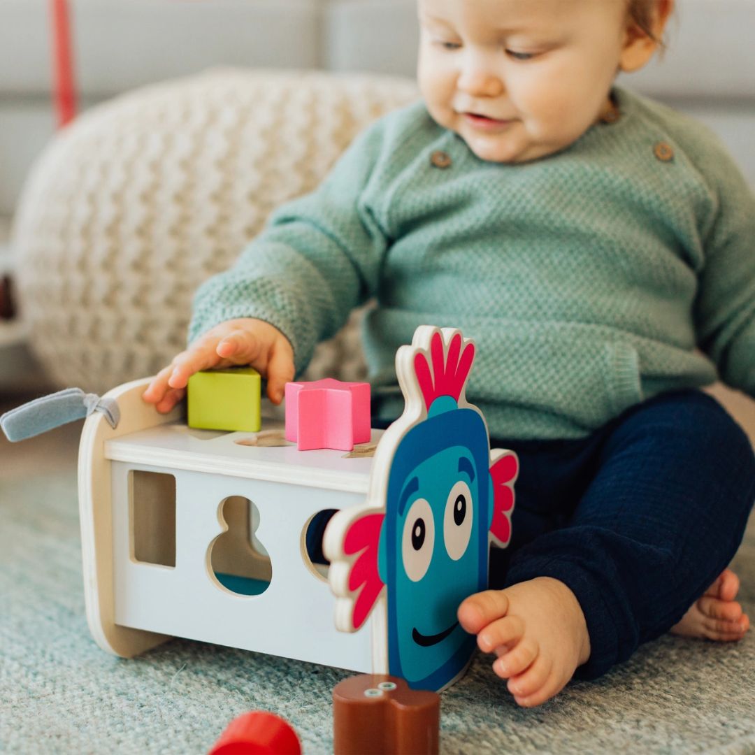 Babblarna puinen poimintalaatikko
