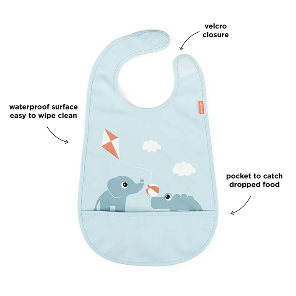Done By Deer bib Playground Blue
