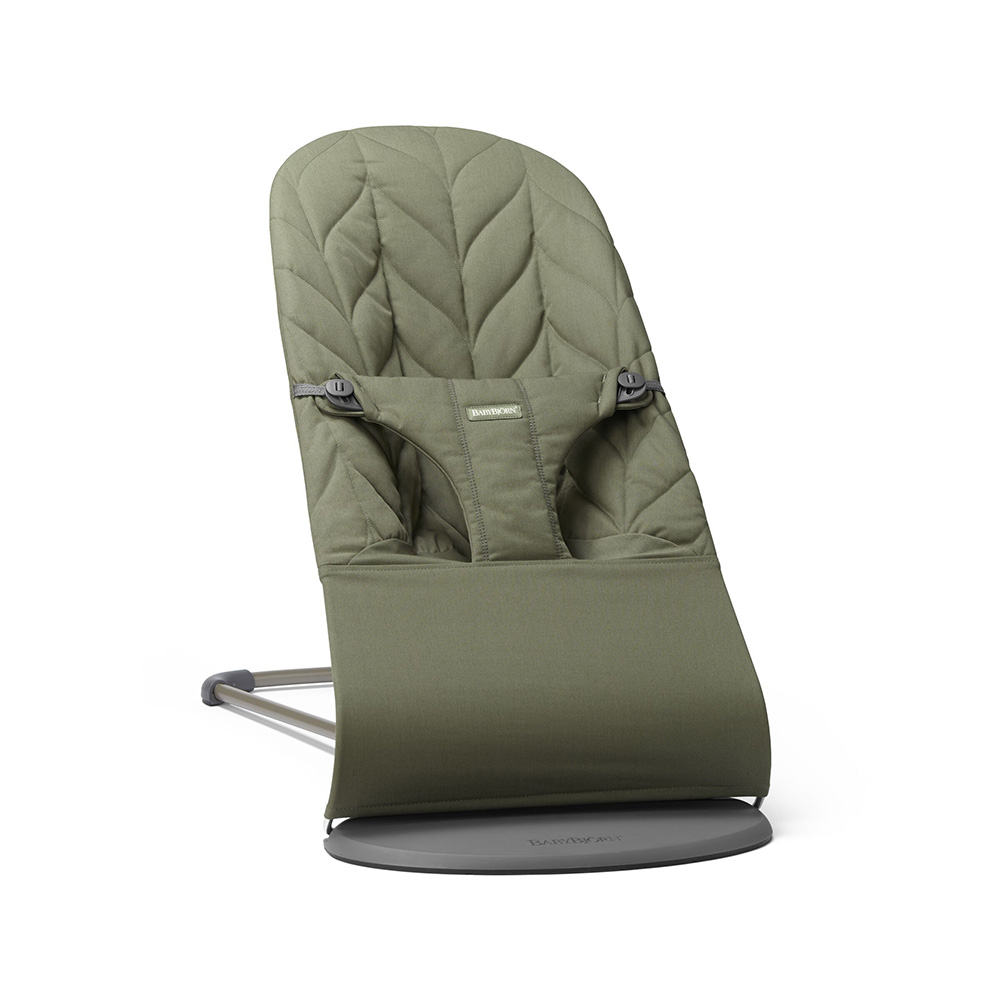 Babybjörn Babysitter Bliss kudottu Leaf kuviollinen tummanvihreä