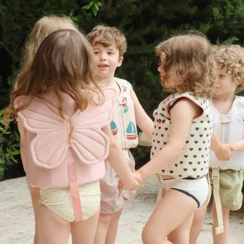 Konges Slöjd Piper uimaliivi Powder Pink 3-6 vuotta