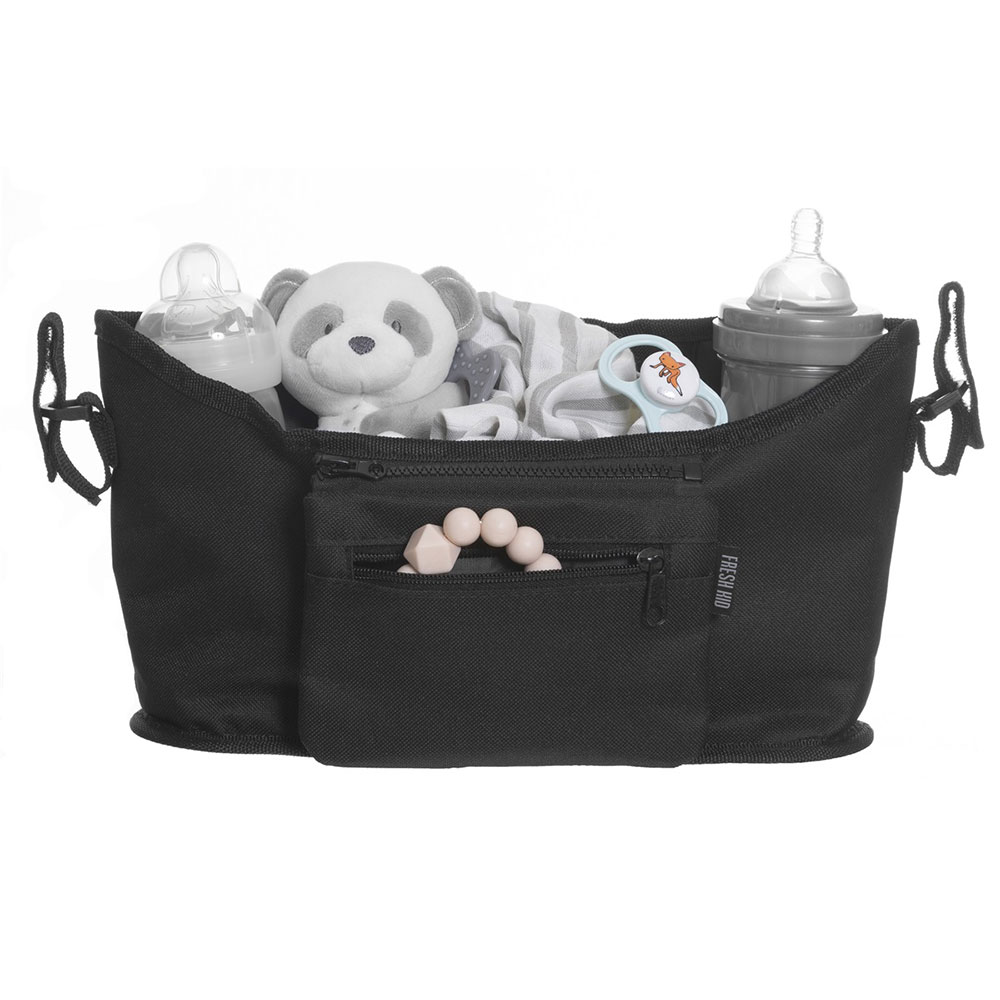 Fresh Kid Organiser lastenvaunut Musta