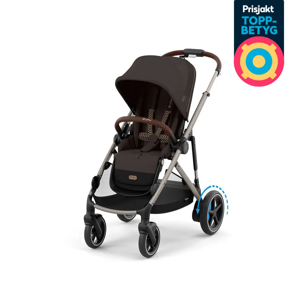 Cybex eGAZELLE S lastenrattaat Chocolate Brown