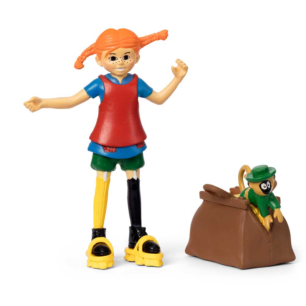 Pippi Pitkätossu hahmo setti