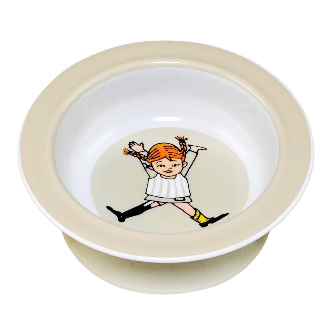 Rätt Start Pippi Cirkus imukuppilautanen beige