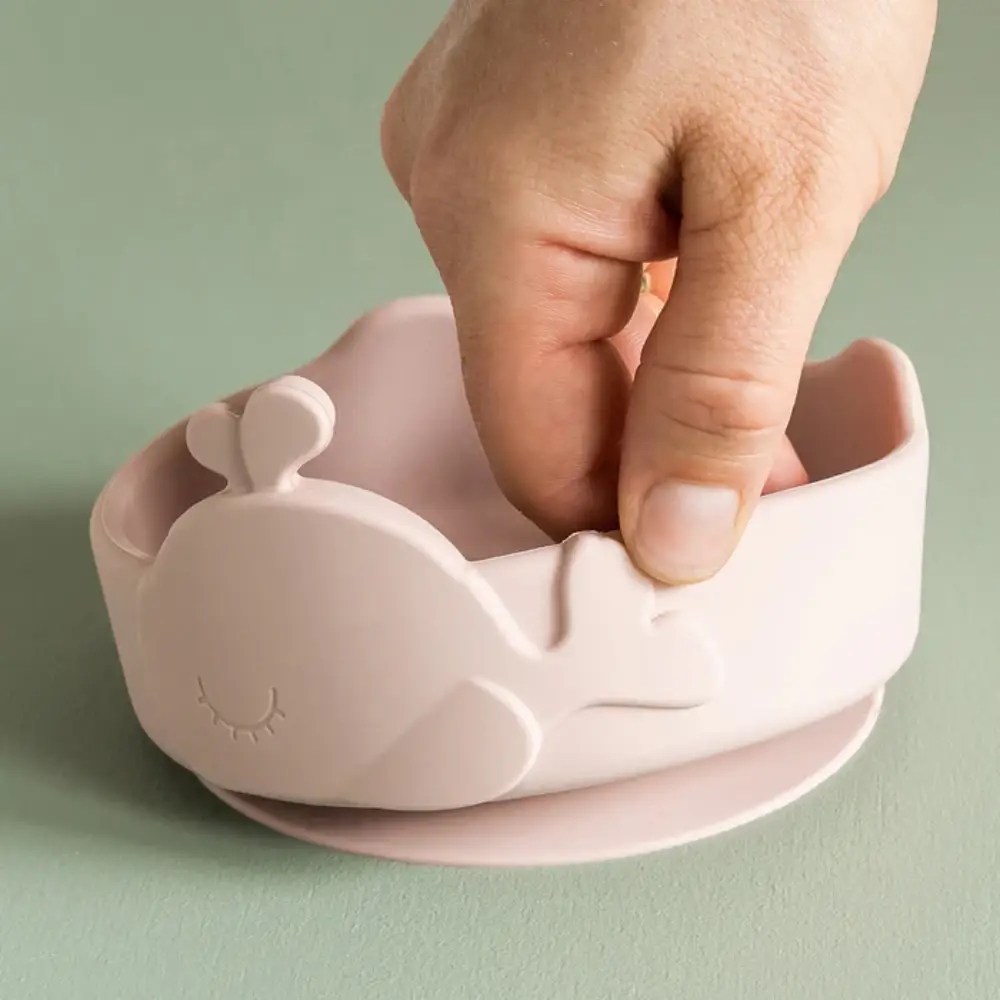 Done by Deer silikoninen kulho ja lusikka Wally Powder