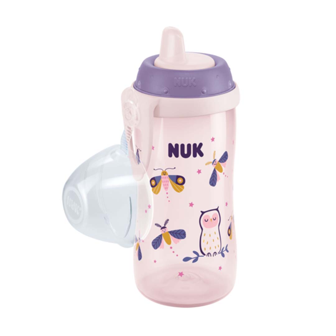 NUK Kiddy tuttipullo Glow in the dark 12 m