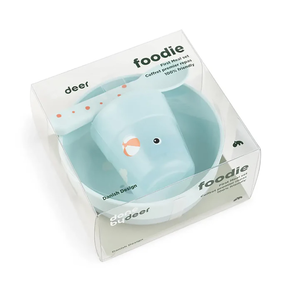 Done by Deer Foodie illallinen setti Playground Blue