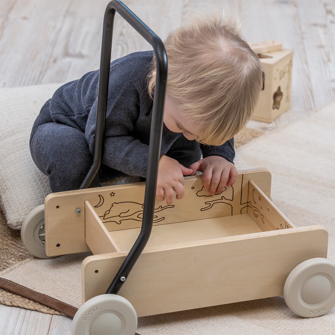 Micki Learning to walk -lastenrattaat Premium Wood