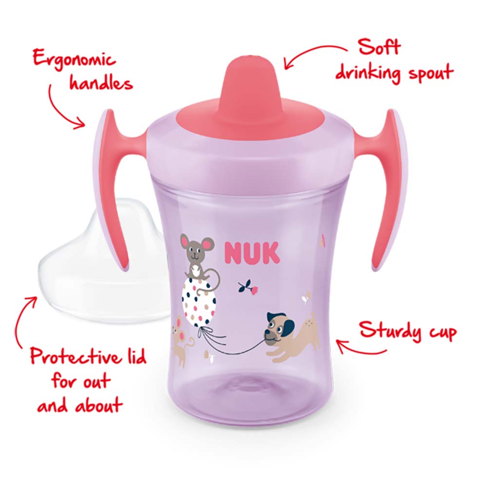 NUK Evolution Trainer -kuppi sininen